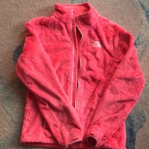 Plush north face jacket